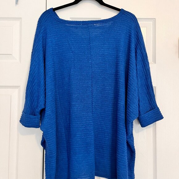 Chic Soul Blue Sweater - Picture 3 of 3